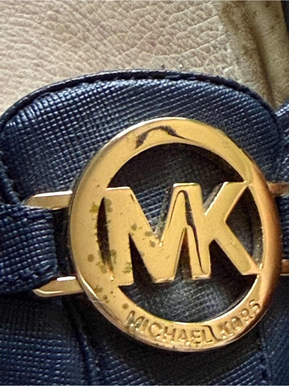 Michael Kors Fulton Moc Navy Flats - Picture 9 of 11